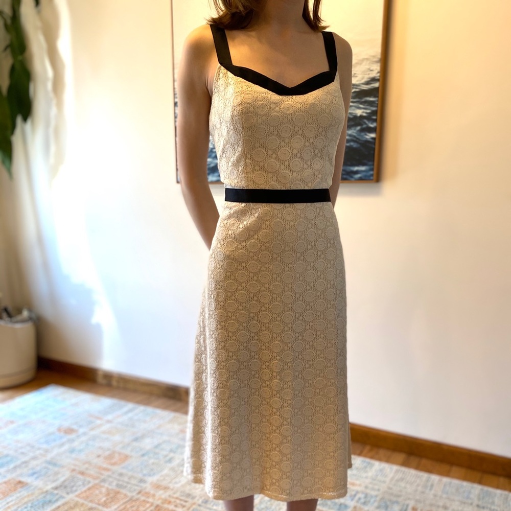 Ann Taylor Loft Midi Eyelet Dress 4